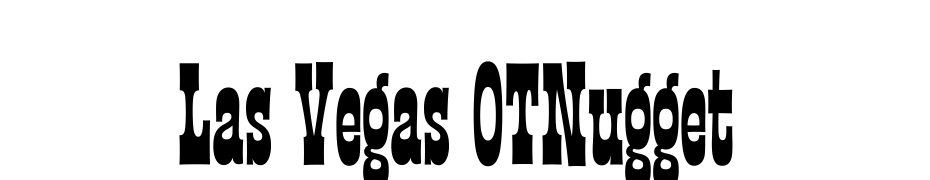 Las Vegas OT Nugget Yazı tipi ücretsiz indir